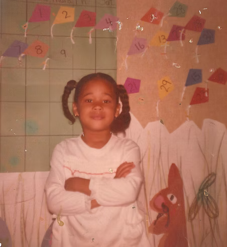 Keshia as a young student in Fresno