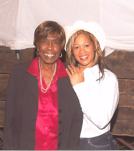 Keshia with her grandmother Jimmie Echols